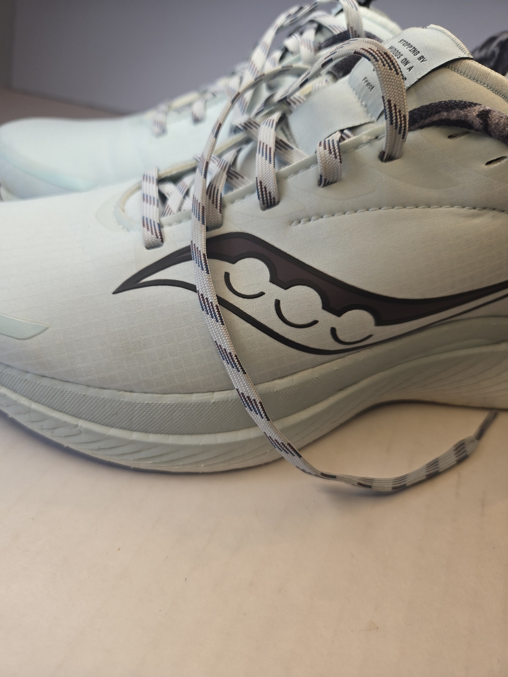 Saucony Endorphin SPEED3 Runshield Light Mint Running Shoes Robert Frost Promise - Picture 2 of 16